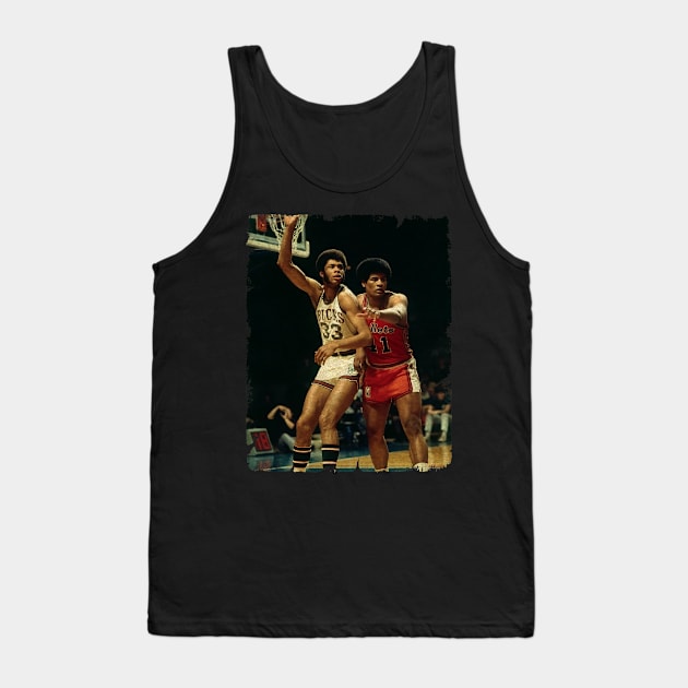 Kareem Getting Position on Wes Unseld Tank Top by MJ23STORE